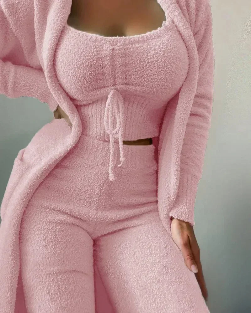 Cozy Plush Pijama Set